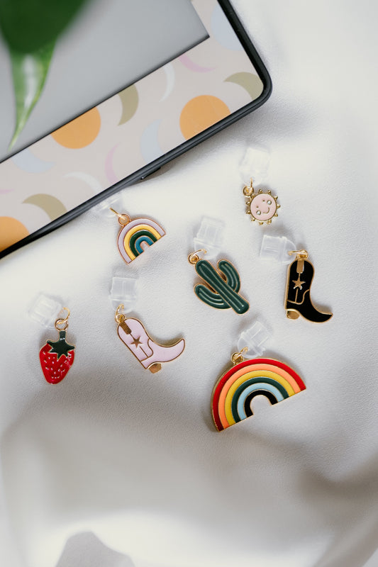 Colorful Kindle Charm Collection