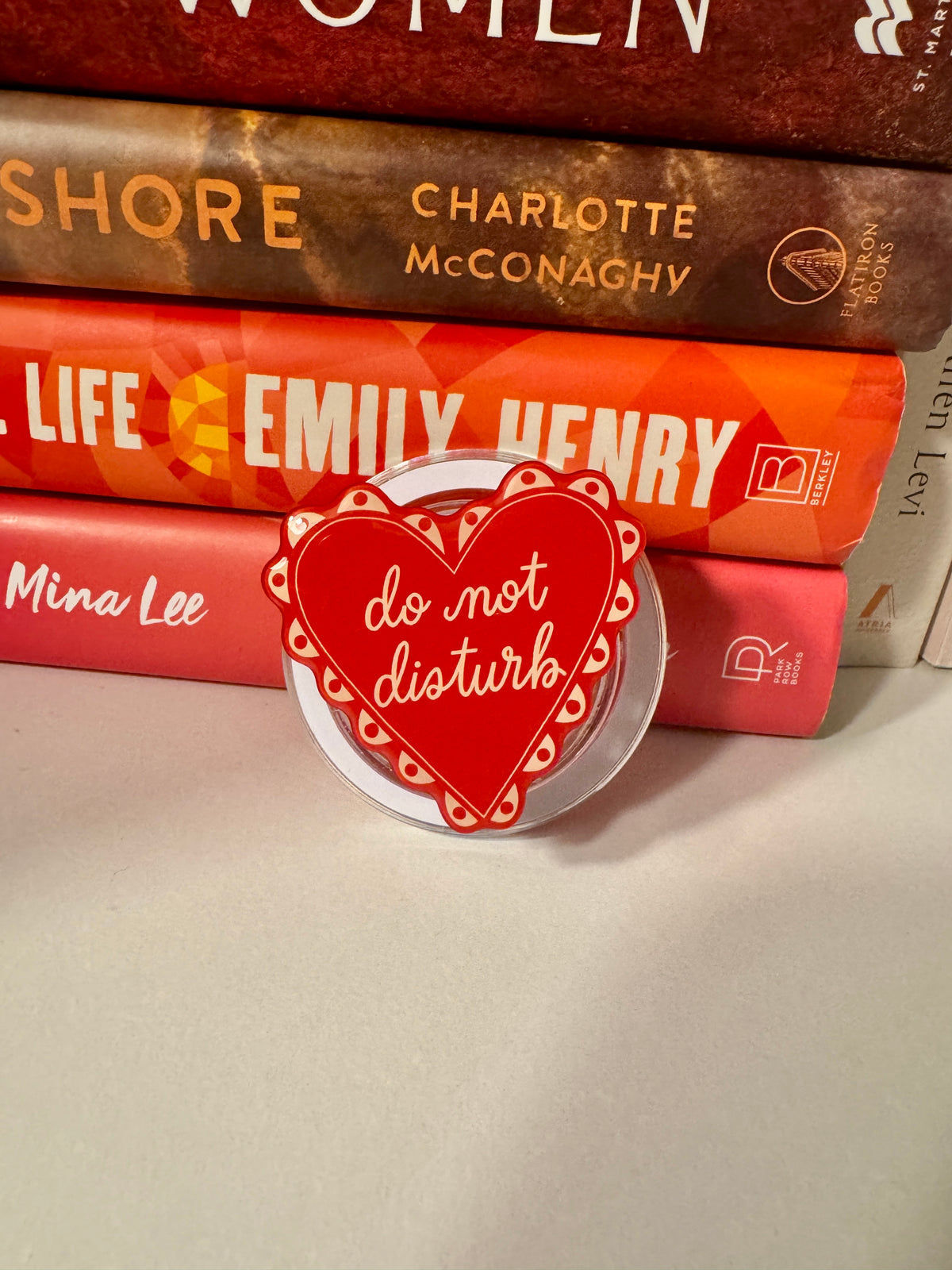 Do Not Disturb Coquette Heart MagSafe Phone/E-reader Grip
