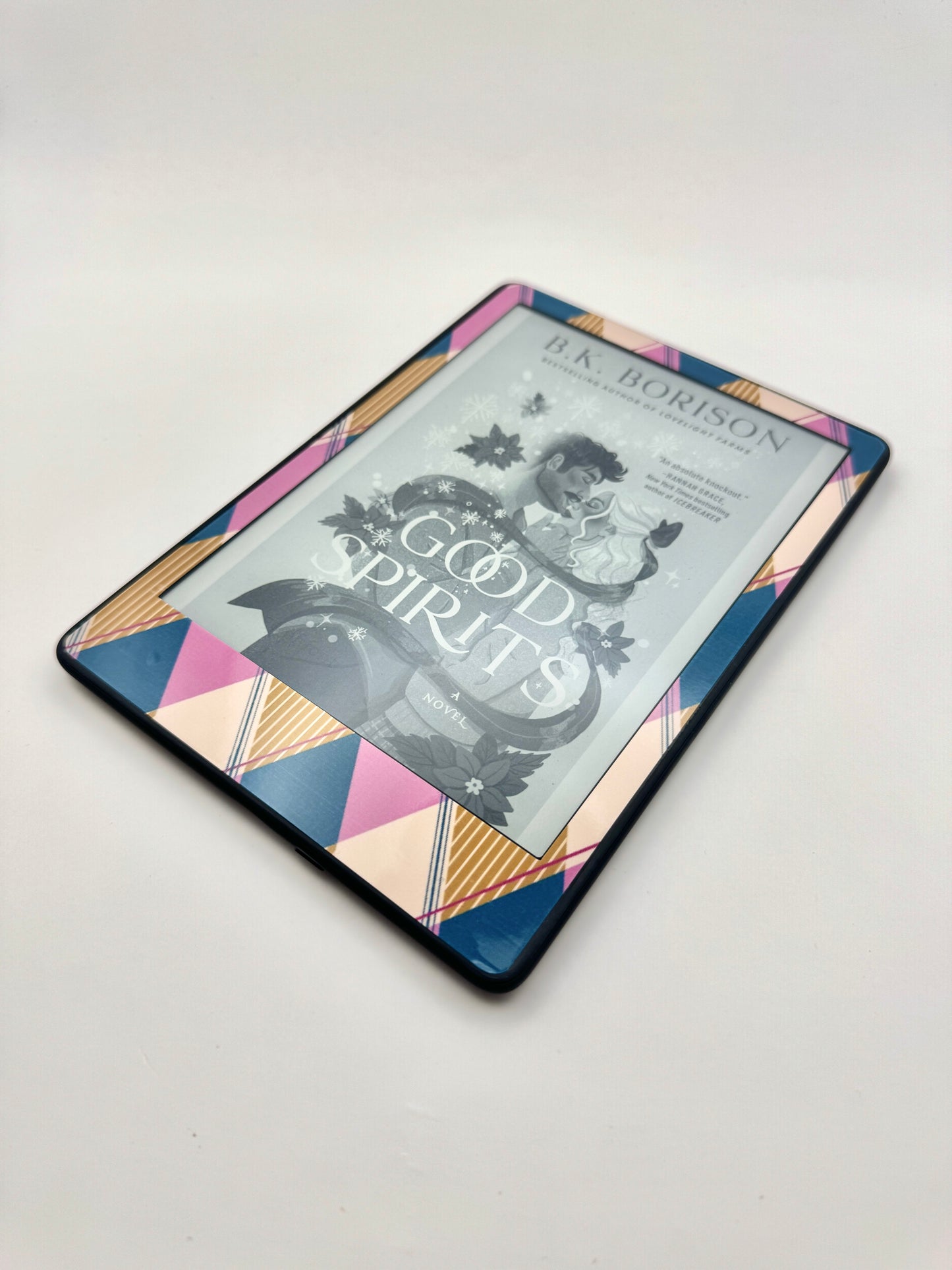 Plaid Jewel Kindle Skin