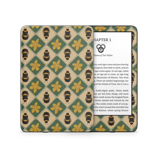 Buzzing Bees GARDEN Kindle + Kobo Skin