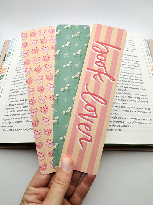 Coquette (August) Bookmark Trio