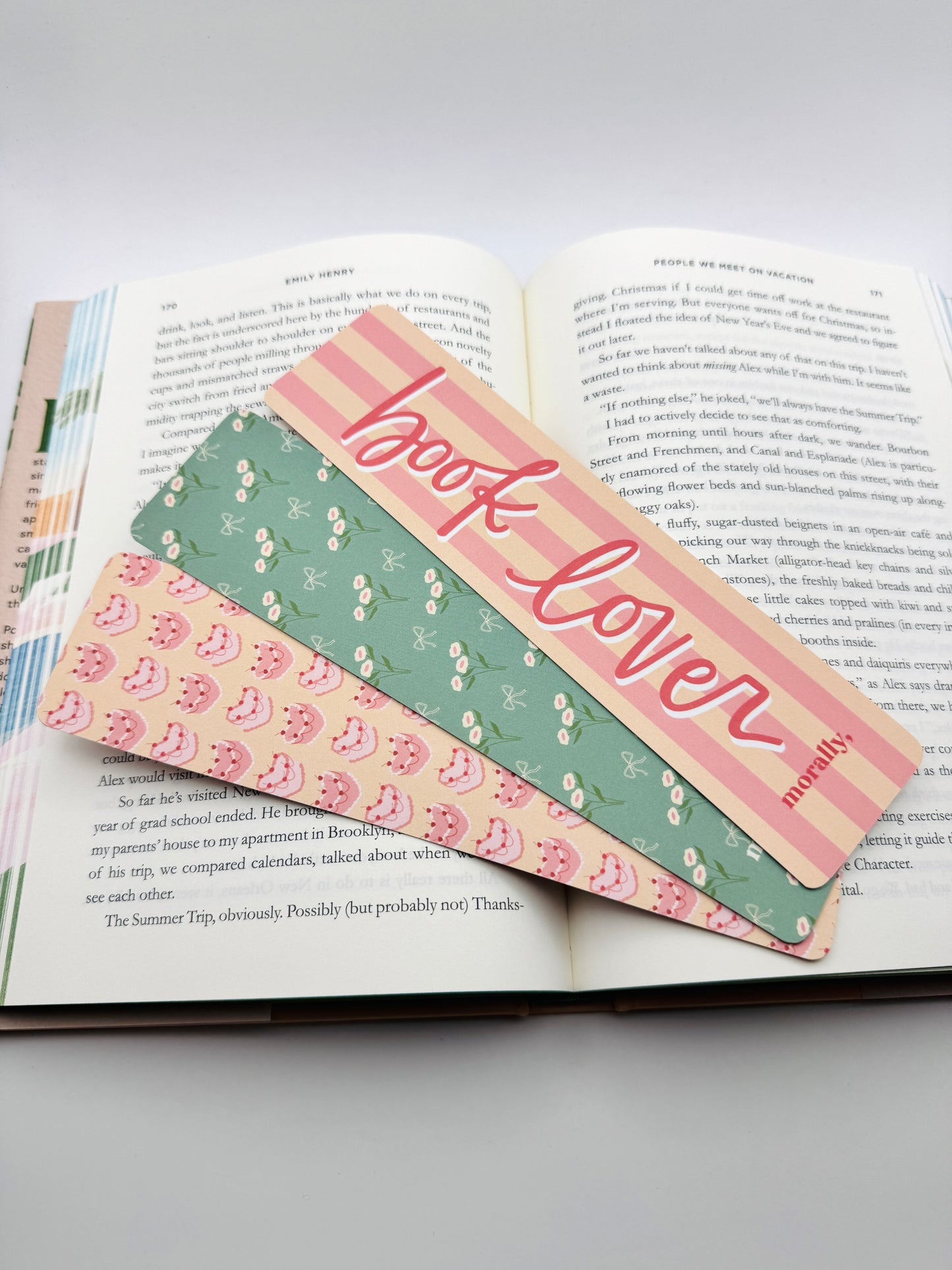 Coquette (August) Bookmark Trio