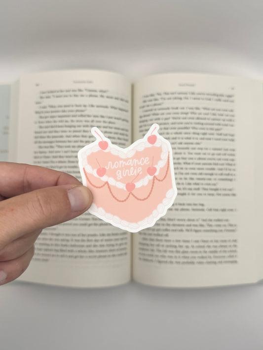 Romance Girlie Cake Sticker