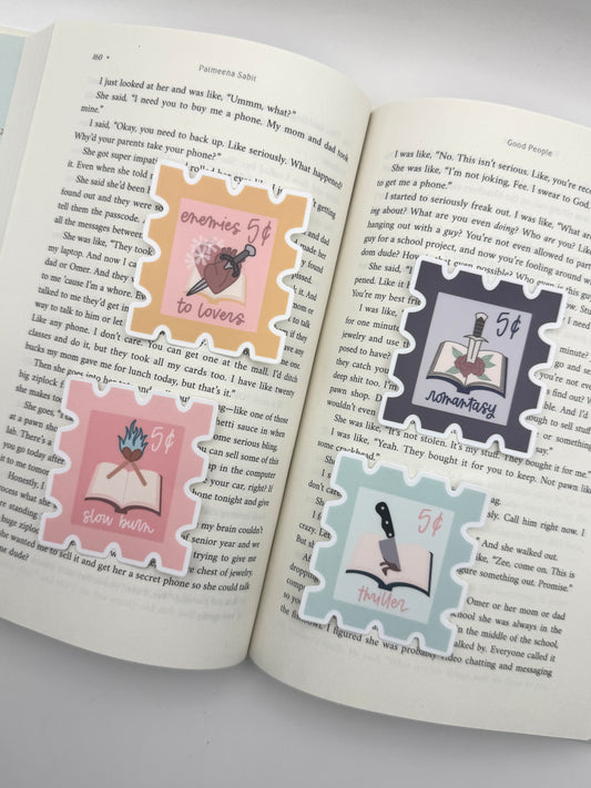 Book Trope Stamp Stickers