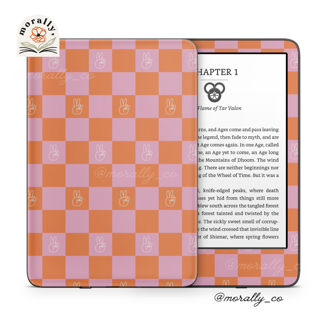 Peace Checker HAPPY Kindle + Kobo Skin