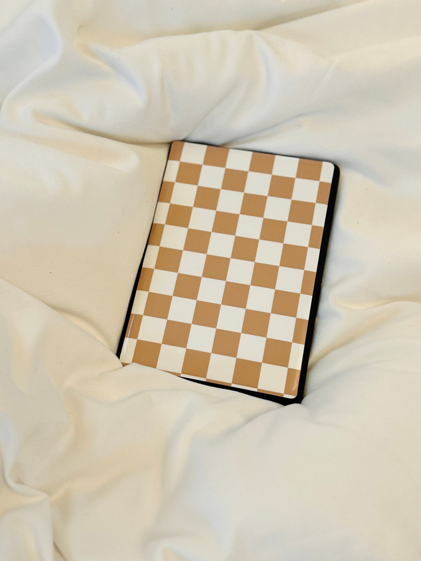 Rust Orange Checker Kindle Skin