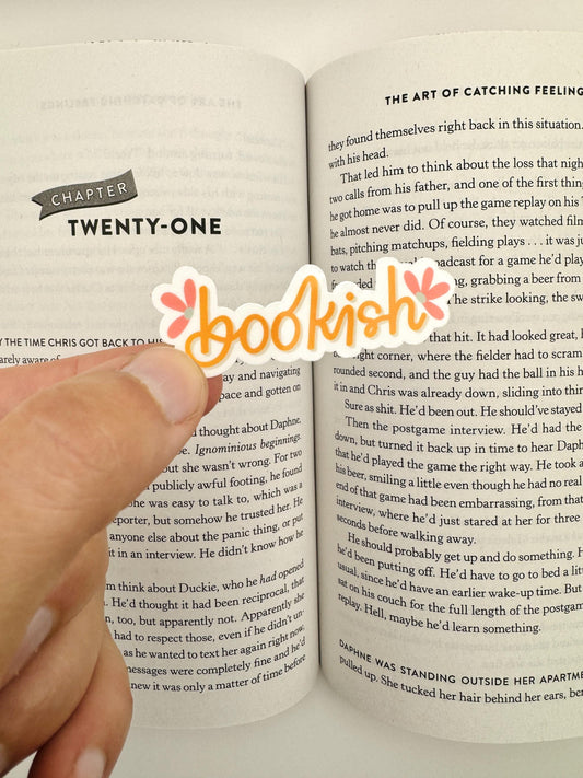 Bookish sticker